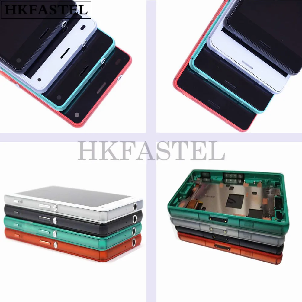 HKFASTEL для Sony Xperia Z3 Compact mini D5803 D5833 Оригинальный ЖК дисплей сенсорный экран рамка