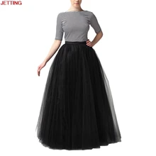 3 слоя мусульманское длинное юбка с рисунком «Школа Монстер Хай» Весенняя Кружевная блуза сетки плиссированные Для женщин Бальное Платье расклешенное детское платье-пачка с фатиновой юбкой юбки