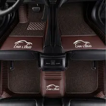 Пользовательские автомобильные коврики для Toyota Camry Rav4 Corolla Prius Highlander Land Cruiser 100 200 Prado150 120 анти-скольжения кожа ковер