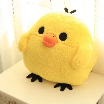 Aeruiy 30x25 см плюшевый мультфильм rilakkuma желтый курица подушка для согревания рук, мягкие подушки животных, подарок на день рождения для девочек - Цвет: Yellow