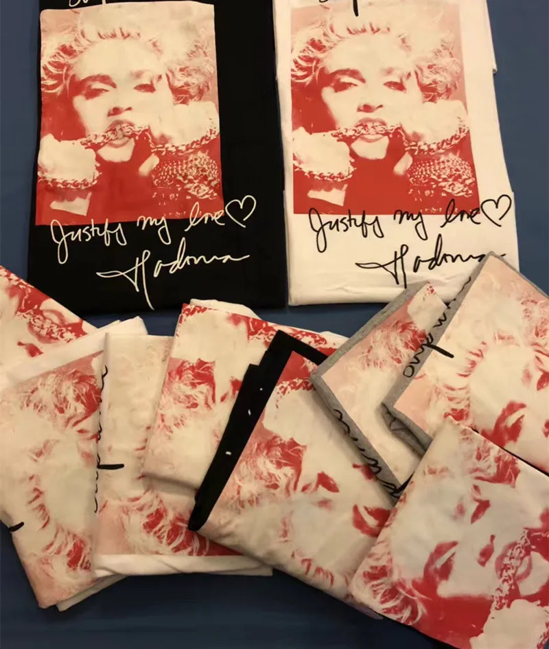 

18FW Madonna Tee t-shirt Wen 1:1 Height Quality New Arrived T shirts tees