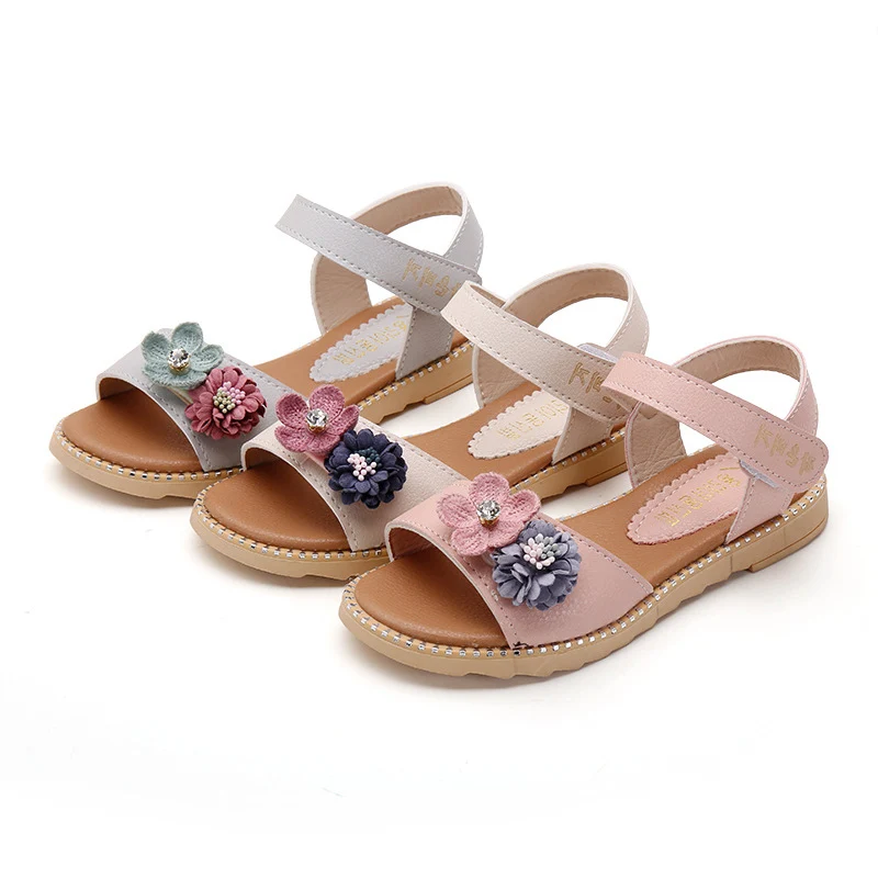 Новые 2019 летние детские комплекты одежды для мальчиков и девочек Сандалии с