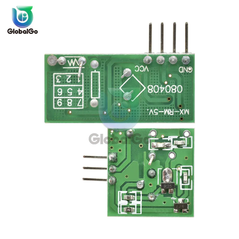 2pcs 315M Wireless Transmitter Module Transmitter 315 Frequency Radio Receiver Board Anti-theft Alarm Regeneration Module