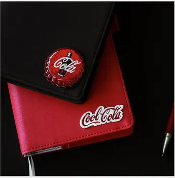 

Vintage drink Cola text embroidery patch sticker clothes hat phone sticker DIY Planner Decoration Diary Handcraft stickers