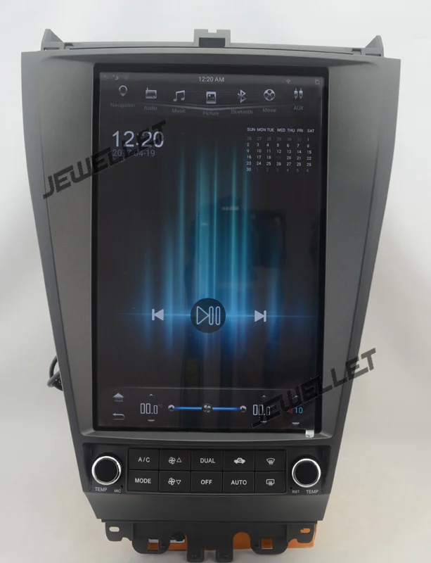 Cheap 12.1" tesla style vertical screen android 6.0 Quad core 32G Car GPS radio Navigation for Honda Accord 2003-2007 1