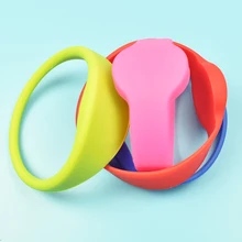100 шт 125 кГц RFID EM4100 TK4100 Браслет Силиконовый водонепроницаемый ID карта