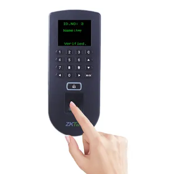 

Streamlined and Slim design for Narrow Spaces Building Biometric Access ZKTeco TF19 Easy Operation Time Zones and Access Groups