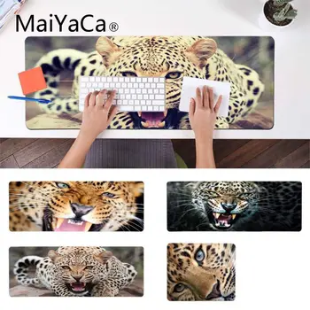 

MaiYaCa Hot Sales Animal leopard Unique Desktop Pad Game Mousepad Durable Rubber Mouse Mat Pad Gaming Mouse Pad