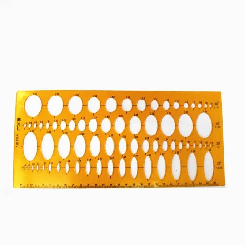 

Professional Ellipse Drafting Template 4 kinds Eccentricity Design Drawing Template K107