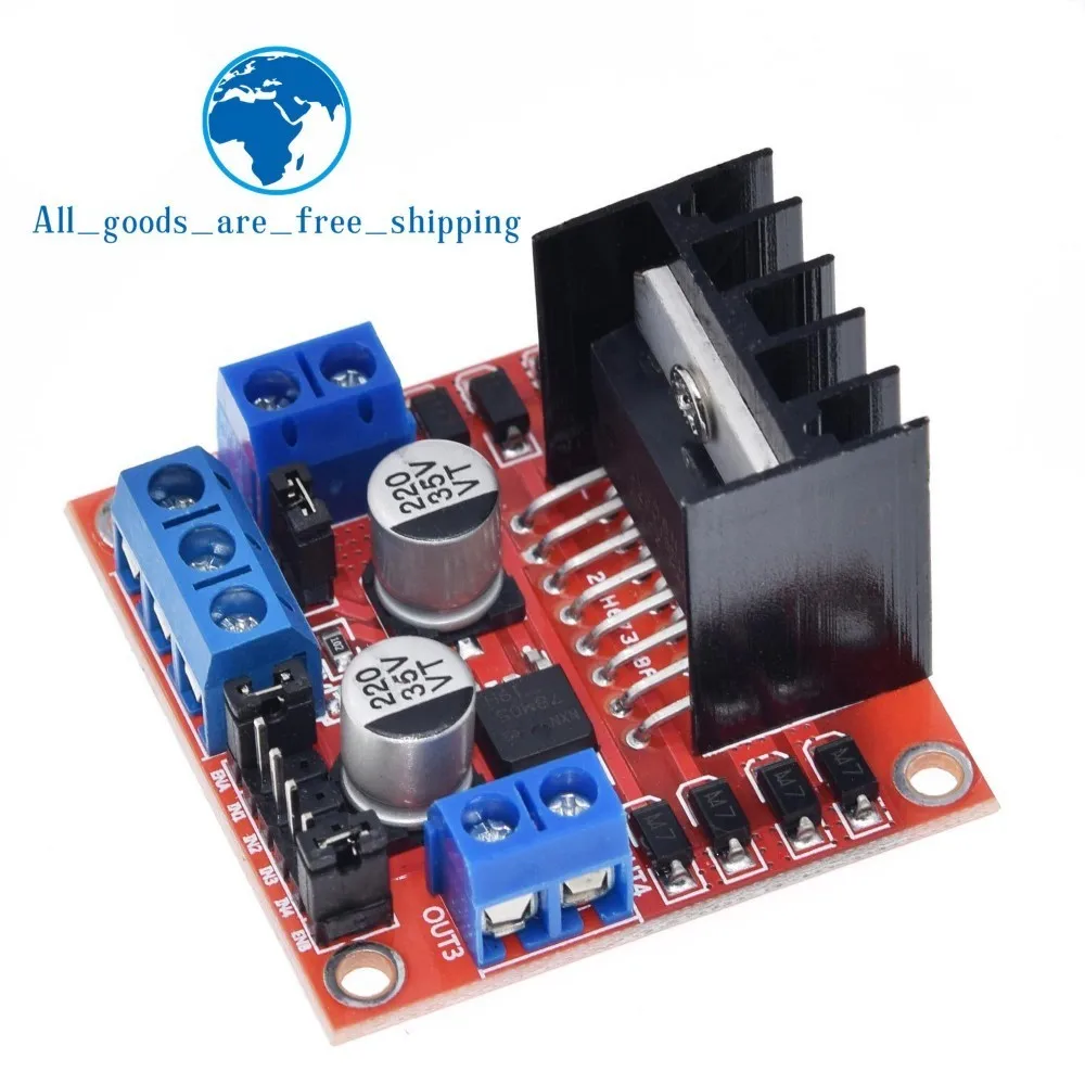 Модуль платы контроллера шагового двигателя TZT L298N с двойным H мостом DC|power module|module