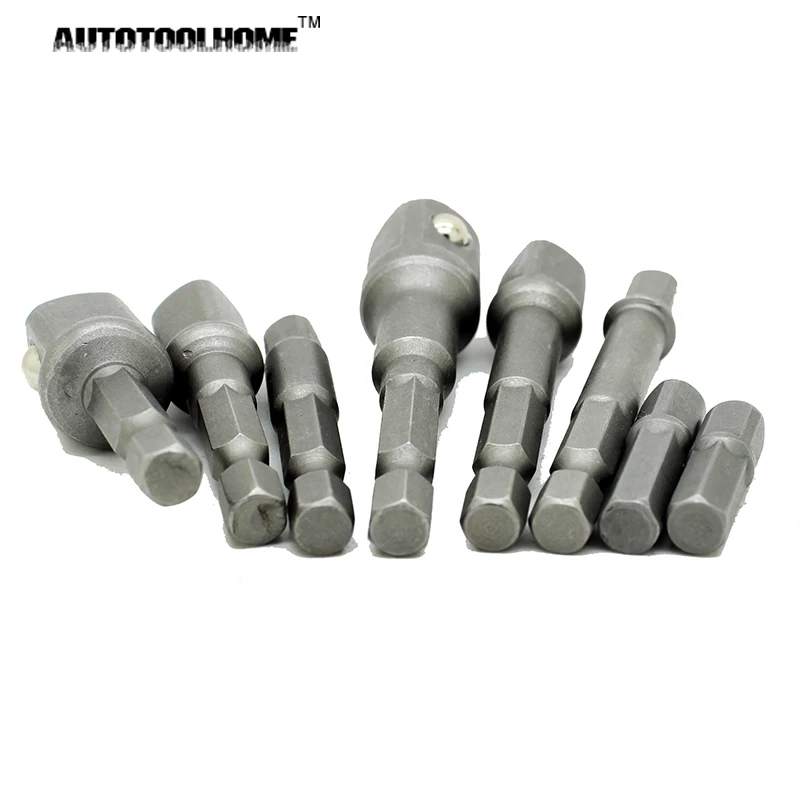 Адаптер с шестигранным хвостовиком AUTOTOOLHOME 8x 1/4 Отвертка удлинитель гаечного