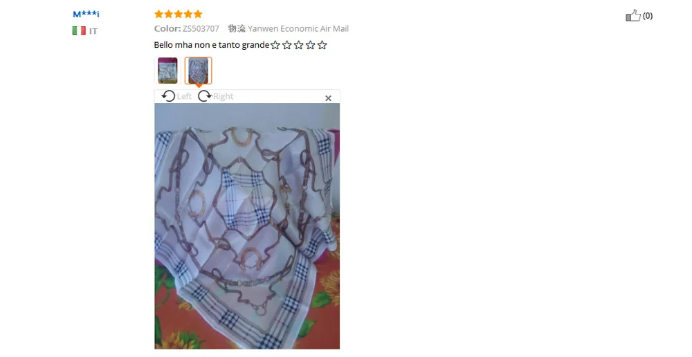 Silk Print Scarf (22)