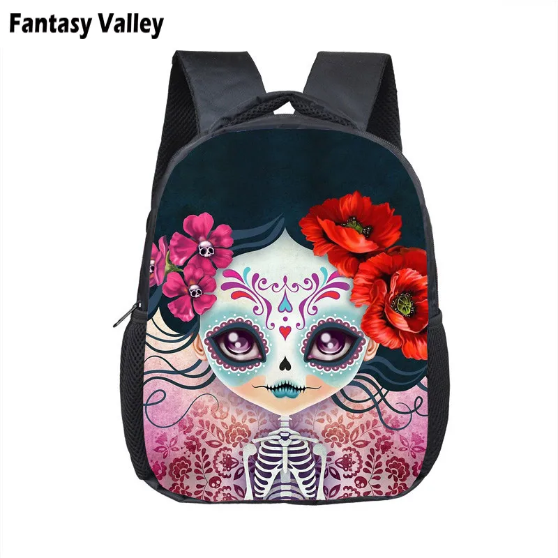 

12 Inch Fairy Tale Printing Kindergarten Backpack Baby Toddler Bag Children School Bags Kid Diaper Bag Boy Girl Cartoon Backpack