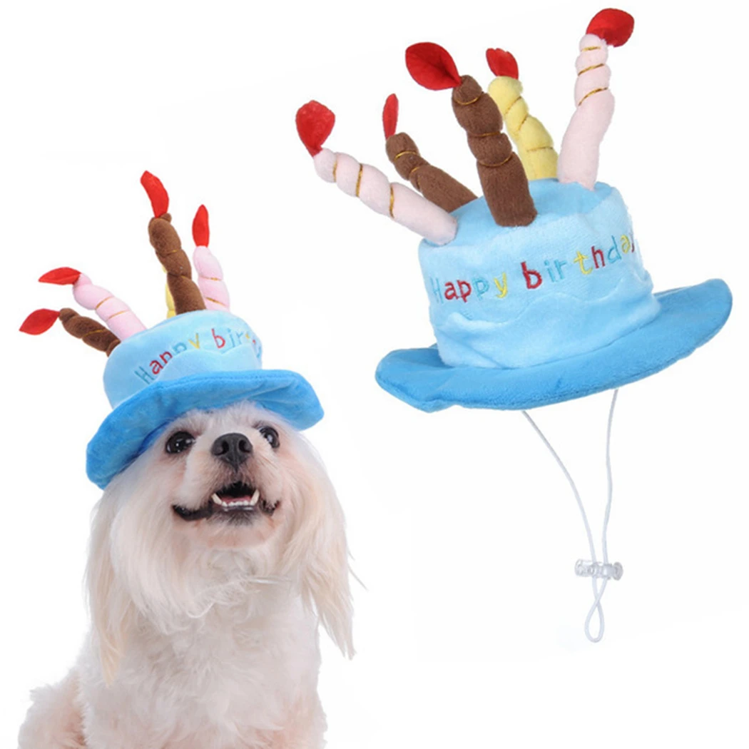 Новое поступление, кепка для собак, щенков, на день рождения, кепка для собак, для домашних животных, s, для торта, с свечами, дизайнерские шапки, для домашних животных, вечерние баннеры, набор воздушных шаров