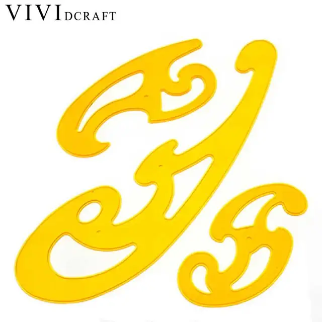 vividcraft plastic curve board design supplies curve ruler cloud
