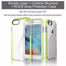 ROCK Drop protection phone case for iPhone 7 Guard series case Anti knock phone Cover TPU crash proof phone shell 7 plus case