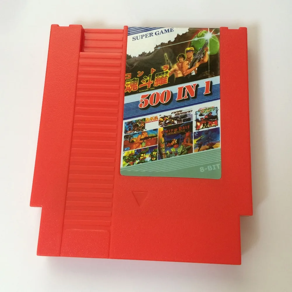

2017 New Arrival 500 in 1 Games collection 8 Bit 72 Pins Game Card