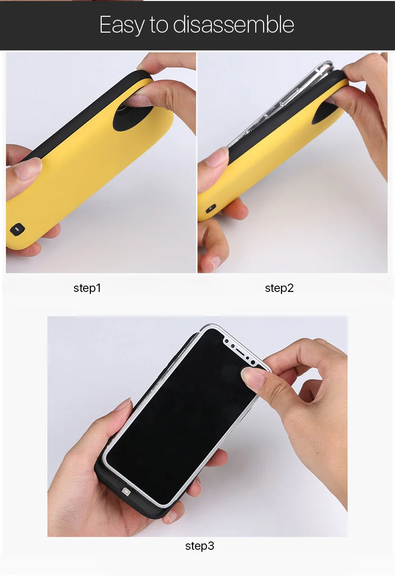 Чехол для Iphone X power Case 5000 mAh Высококачественный контейнер для аккумуляторных батарей чехол для Iphone X Внешний пакет резервного копирования зарядное устройство чехол