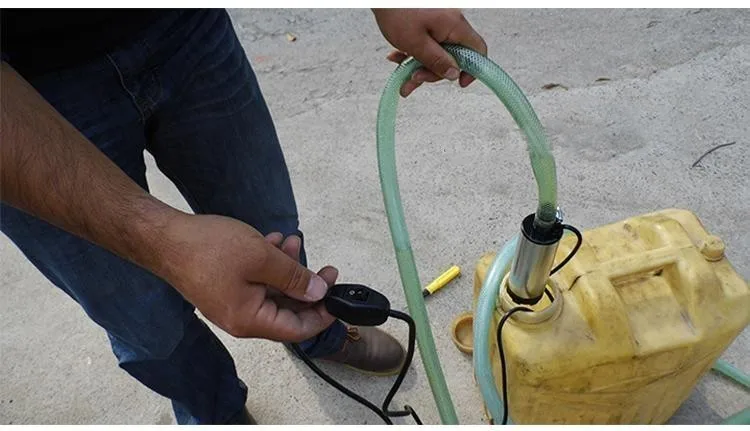 elétrica para bombeamento de água de óleo
