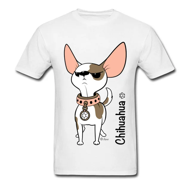 Chihuahua T Shirt Men I Love My Dog T Shirt Newest Summer Clothes For