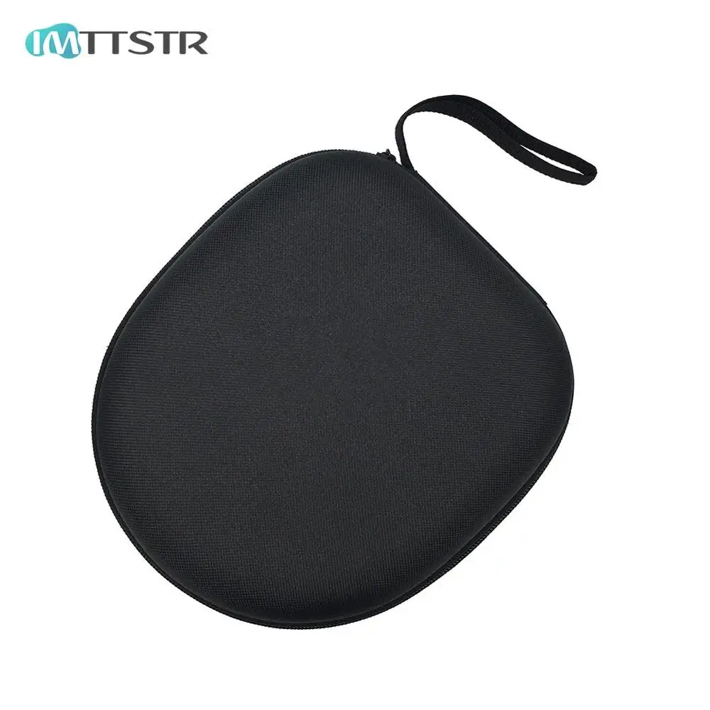 IMTTSTR универсальная защитная коробка для наушников, сумка для хранения, упаковка для наушников B& O Play 2i, B& W P5 - Цвет: Черный