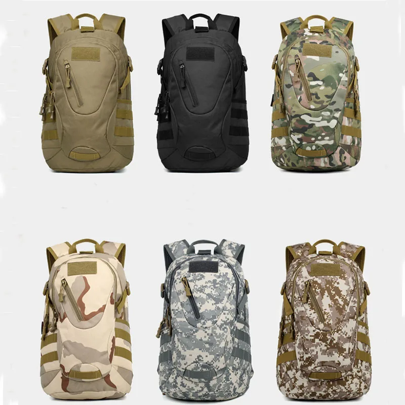 Molle Camouflage Backpack Canvas Military Bags Tactico Hunting Pack Tactical Sport Travel Backpack
