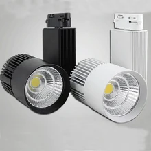 Светодиодный светильник для дорожки 30 Вт COB, освещение для рельсов, 130-140лм/Вт, для кулона, кухонной одежды, обувь для магазина, лампы для внутреннего освещения