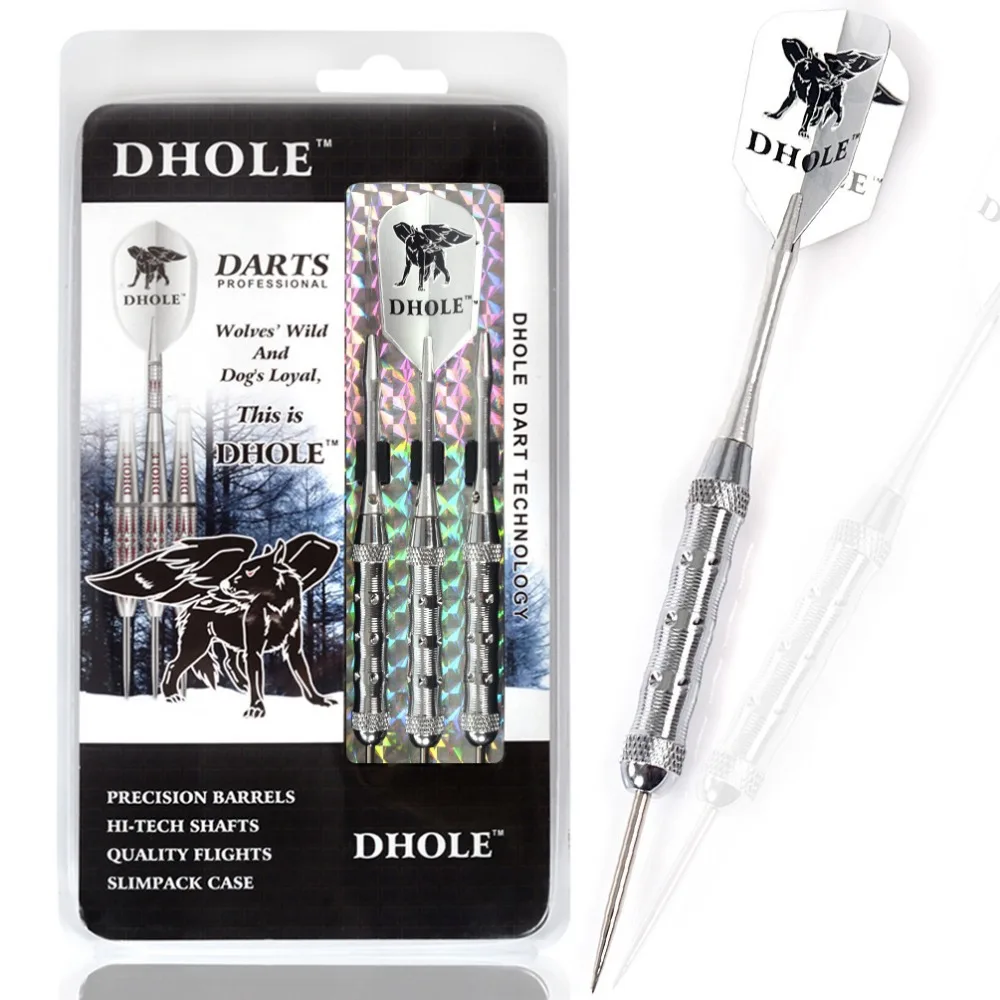 

CUESOUL DHOLE Series Steel Tip Darts with 21 Grams Dart Barrels Dart Shafts Flights DHOL-F1105