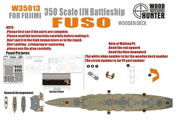 

1/350 Hunter battleship Fuso wooden deck Assembly model