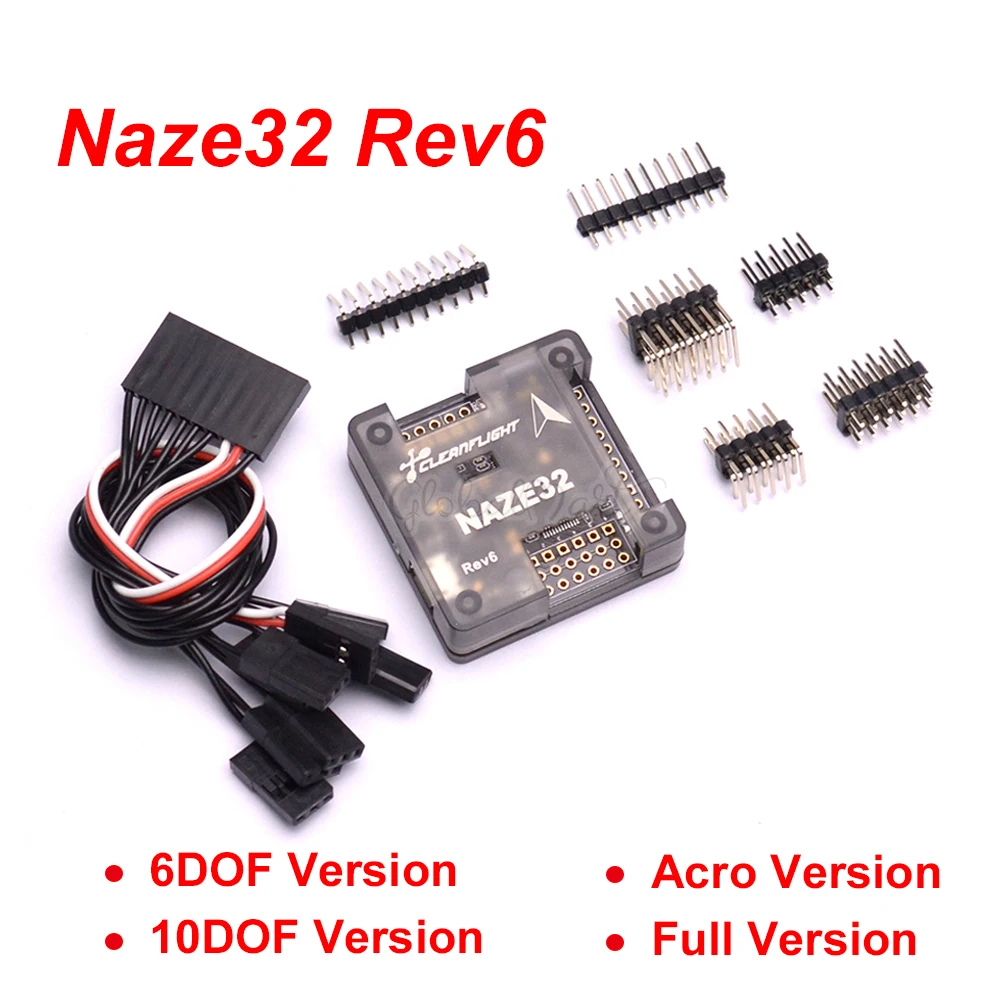 Naze32 Naze 32 Rev6 6DOF 10DOF Acro полная версия контроллера прошивка CleanFlight для QAV250 Floss 215 QAV R 220