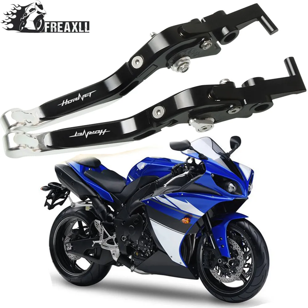 

CNC Aluminum Motorcycle Handlebar Brake Clutch Levers Adjustable Folding Extendable For Honda Hornet250 CB900F Hornet/CB919 CB