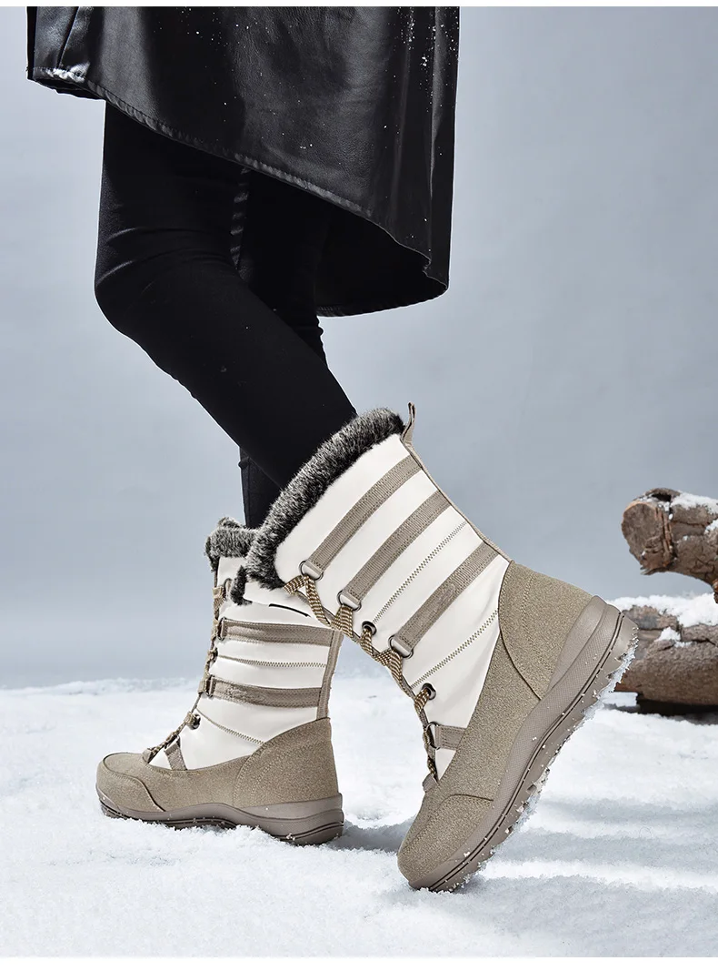Водонепроницаемая обувь; походная обувь; женские зимние уличные ботинки; горные ботинки; женские зимние ботинки; теплые охотничьи ботинки на нескользящей подошве; 40