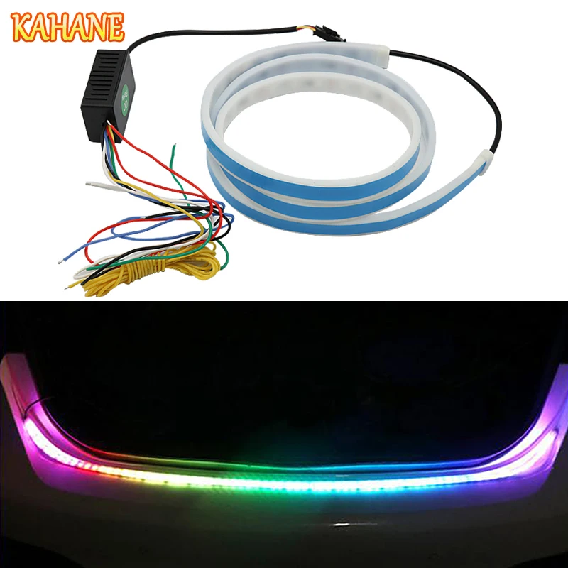 

KAHANE Flowing DRL Car Tailgate Brake Light LED Turn Signal Rear Light Day Running Light FOR Nissan X-Trail T32 Juke Qashqai