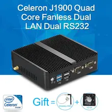 XCY Mini PC quad core J1900 8G RAM 128G SSD HTPC Fanless Nuc Intel HD Graphics Micro PC computer