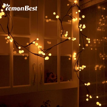 

2.5m Flexible 72-LED String Lights Bendable Warm White Globe Lamp with 8 Modes Memory Waterproof Christmas Wedding Decoration