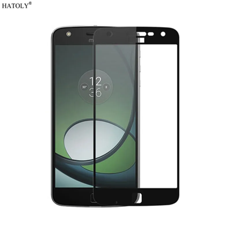 Screen Protector Glass For Moto Z Play 2.5D Anti-Burst Tempered Full XT1635 HATOLY | Мобильные телефоны и аксессуары