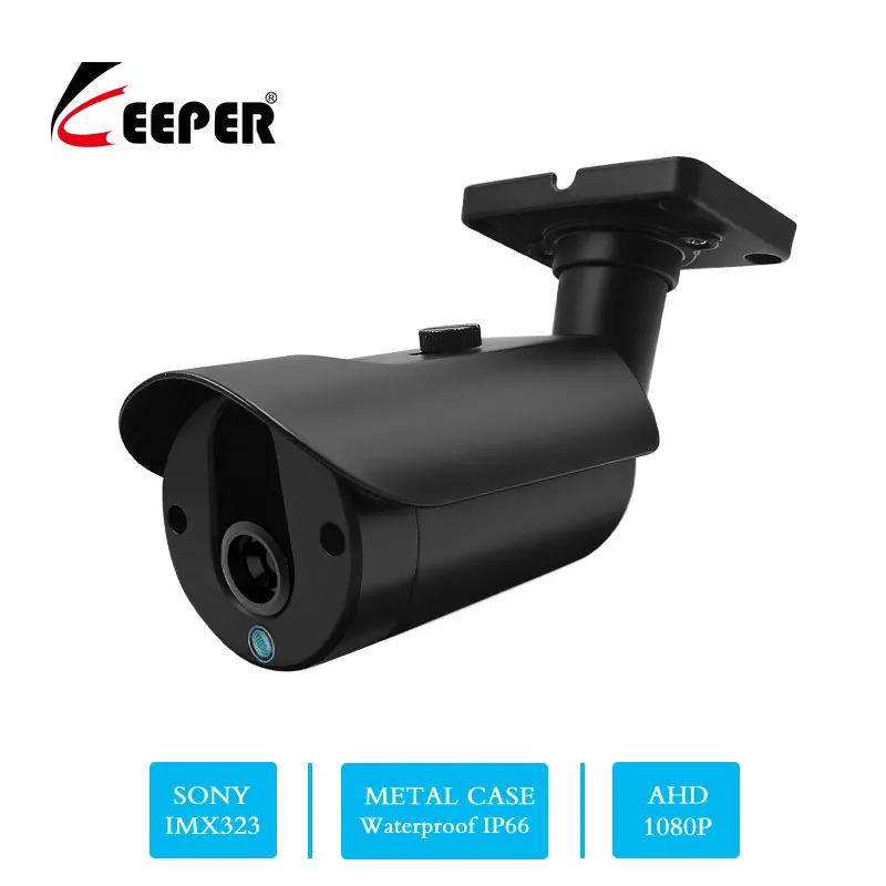 

Keeper Surveillance Camera AHD Analog Waterproof black 1080P CCTV IR Outdoor Night Vision LED Metal Security Sony Sensor H.264 3