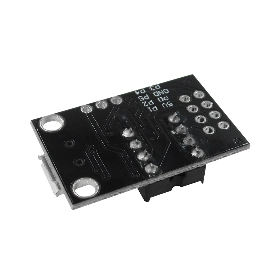 KINWAT 10pcs//lot Pluggable Development Board For ATtiny13A//ATtiny25//ATtiny45//ATtiny85 Programming Editor Micro Usb Power Connector