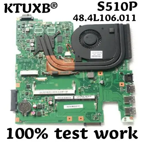 

12293-1 48.4L106.011 Motherboard for Lenovo S510P LS41P LS51P notebook motherboard CPU i3 4010U GT720M 2G DDR3 100% test work