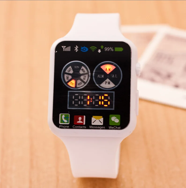 led intelligent electronic watch