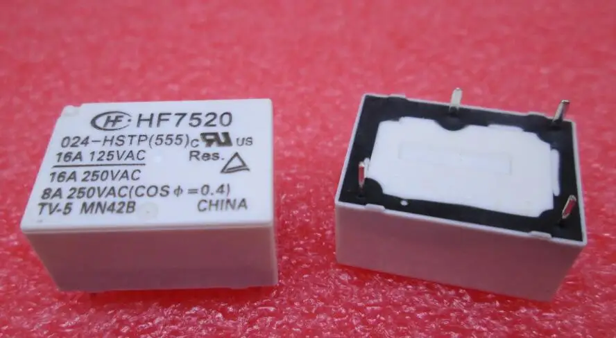 Реле HF7520 024 HSTP новое реле 24 В для постоянного тока 16 А 250 дип4 20 шт./лот|relay 24v|relay 24vdc24v
