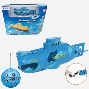 

Fashion RC Submarine Outdoor Toys 3311 6CH electric high speed recharge Mini RC Water Boat children toy model VS HQ958