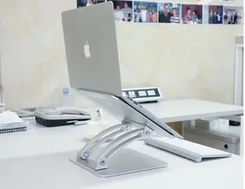 

Laptop stand cervical vertebra desktop office increased heat sink folding lift base for 17.3 inches of notebooks, tablets, proje