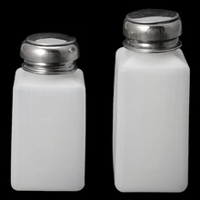 200 мл/250 мл пустой дизайн ногтей насос диспенсер средство для удаления ацетона и лака Бутылка спирта пластиковая бутылка для жидкости