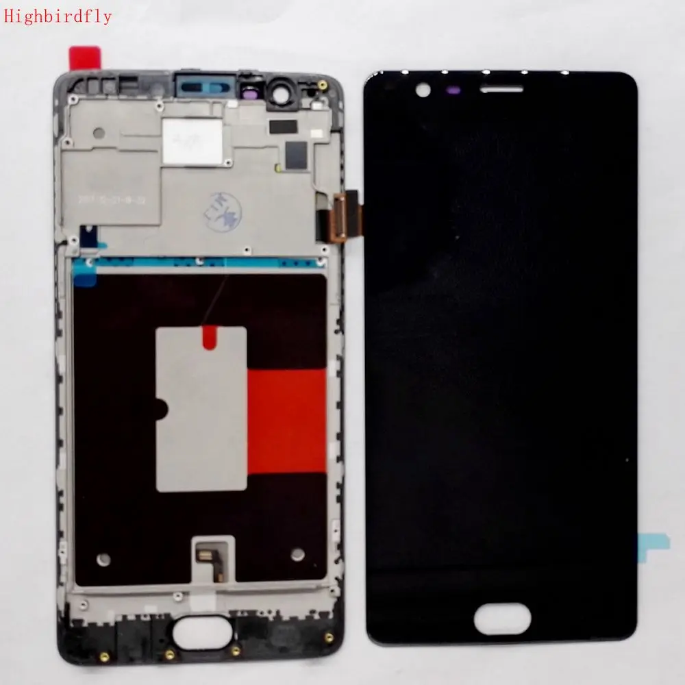 

Amoled For Oneplus 3/ oneplus 3t A3000 A3003 A3010 Lcd Screen Display+Touch Glass DIgitizer Frame Repair broken LCDS (amoled)