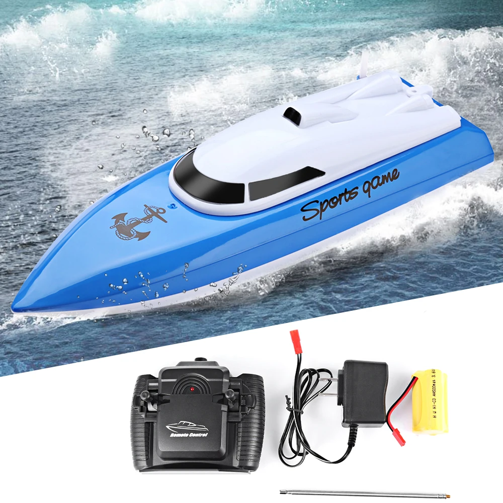 

RC Boats Kidome Charging Outdoor Radio Remote Control 4 Channels Waterproof Mini Boat Airship Bait Boat CP802 Gift For Children
