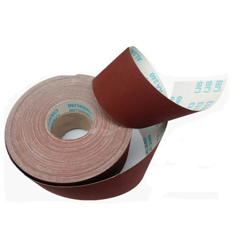 Emery Cloth Polishing Sandpaper Roll High Quality 100mm Grit 60-600 Burnish Tool 