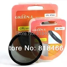 77 мм Зеленый L CPL круговой поляризационный фильтр объектива для объектива Canon Nikon 70-200,24-70,24-105 77 мм