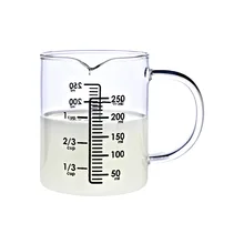 Новая стеклянная чашка со шкалой, выпускной, термоизоляцией и холодной изоляцией стеклянная чашка доступна для печи mircowave