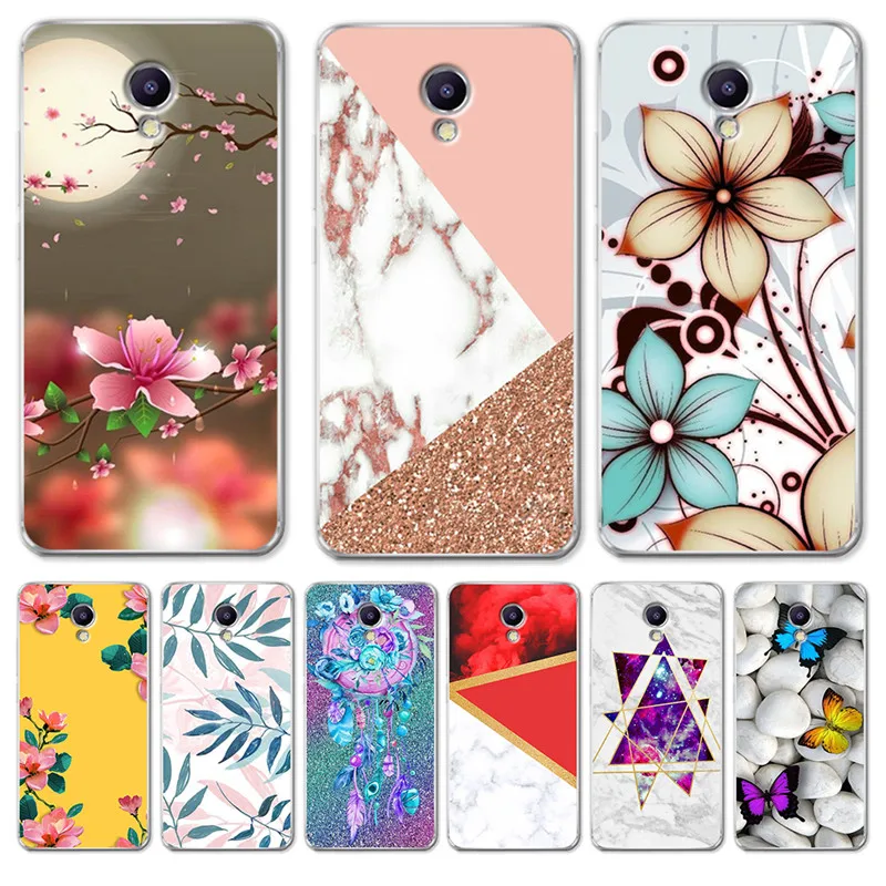 

Luxury Flower marble For Meizu M3S M5 M5S M5C M6 M3 M5 M6 Note U10 U20 phone Case Cover Coque Etui capa funda dream catcher cute